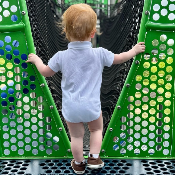 Lacoste White Polo Baby Bodysuit - Picture 3 of 5
